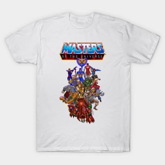 Masters Of The Universe T-Shirt by AV Art Studio